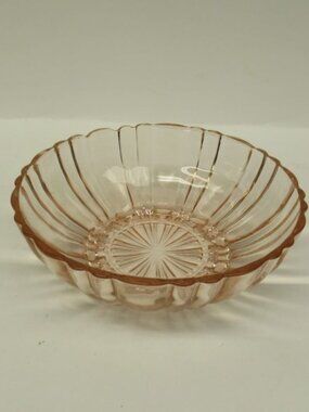 Hocking Depression Glass Pink OLD CAFE 5 1/2 Inch Cereal Bowl